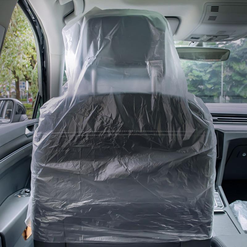 50Pcs Disposable Car Seat Covers Protective Cover for Beauty Repair Waterproof Care Cleaning Beauty Car Seat Protector Universal
