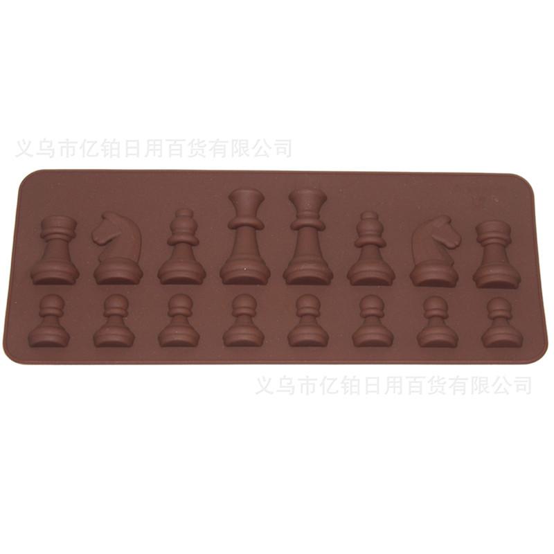 DIY Cake Mold Chess Shaped Chocolate Molds Ice Cube Mould Baking Mould Silicone Mold Cake Decorating Tools Kitchen Accessories