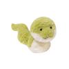JC Style Cute Plush Green Snake Doll with Curly Hair Texture - Perfect Gift for Girls & Children's Birthdays