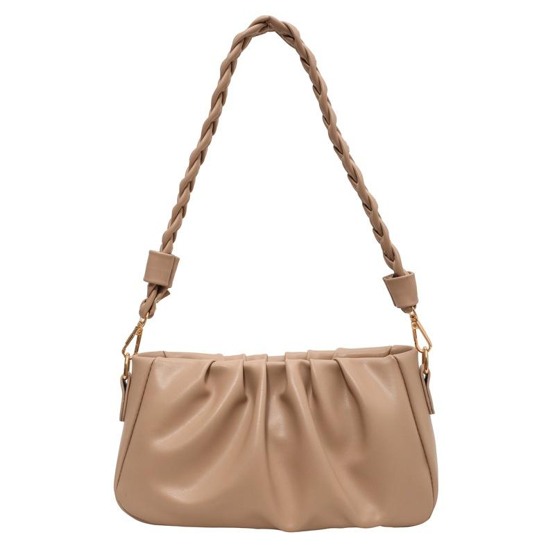 

Folded Underarm Small Square Bag Women s New Versatile Shoulder Bag хаки