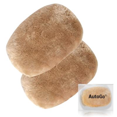 AutoGo Car Wash Mouton Set of 2 Australian Car Wash Shampoo Car Wash Made by Car Wash Prevents Large Size Gloves, [100% Mouton] Gloves, Mop,