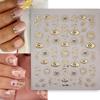 3D Starfish Goldfish Jelly Stickers for Nails, Phones, iPads & Planners