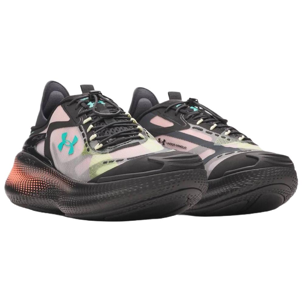 Under Armour Echo Slip Speed Comode Traspiranti Reattive Scarpe da Corsa Sneaker Unisex Nero Rosa 6006061-824
