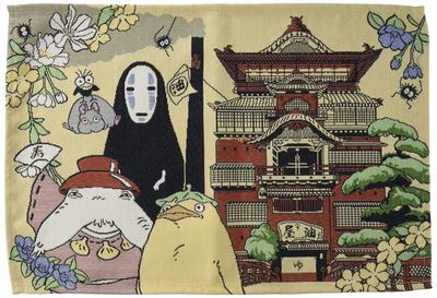 Marushin Placemat Ghibli Spirited Away H33 X W48cm Visiting Gods Gobelin Weave 1165024900