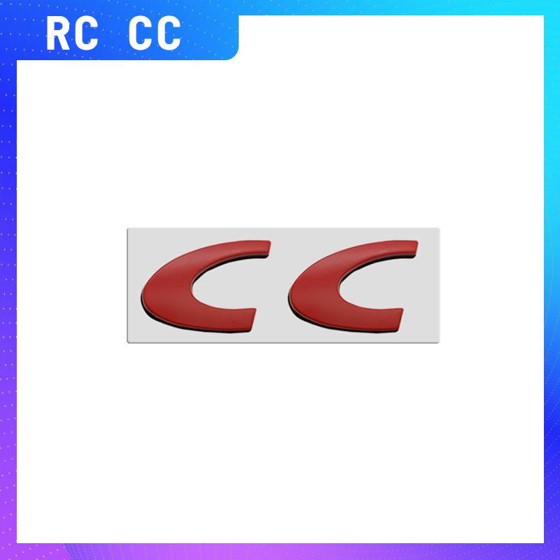 1PCS Metal RC CC Logo For s333 307 3008 207 508 2008 107 308 306 206 205 208 RCZ Emblem Car Rear Trunk Sticker Badge Styling 333s