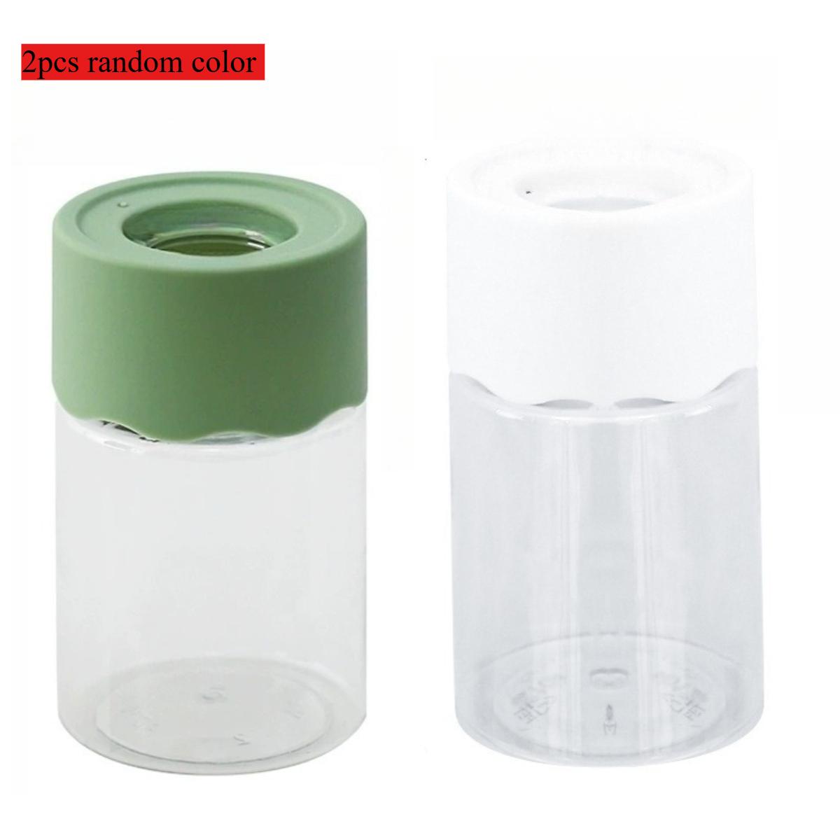 

2pcs Mini Simple Hydroponic Flower Pot Home Desk Vase Decor Transparent Soilless Plant Pots Green Plants Pot For Home Decoration
