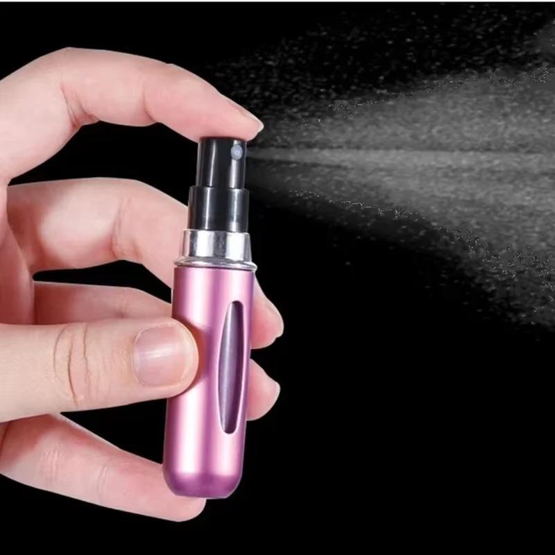 3/5/10pcs 5ml Bottom-fill Perfume Refillable Liquid Container for Cosmetics Fragrance Spray Dispenser Press Type Portable Bottle