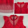 Beetle Bride Lydia Deetz Cosplay Costume Lydia Red Wedding Dress Evening Gown For Halloween Gothic Outfits