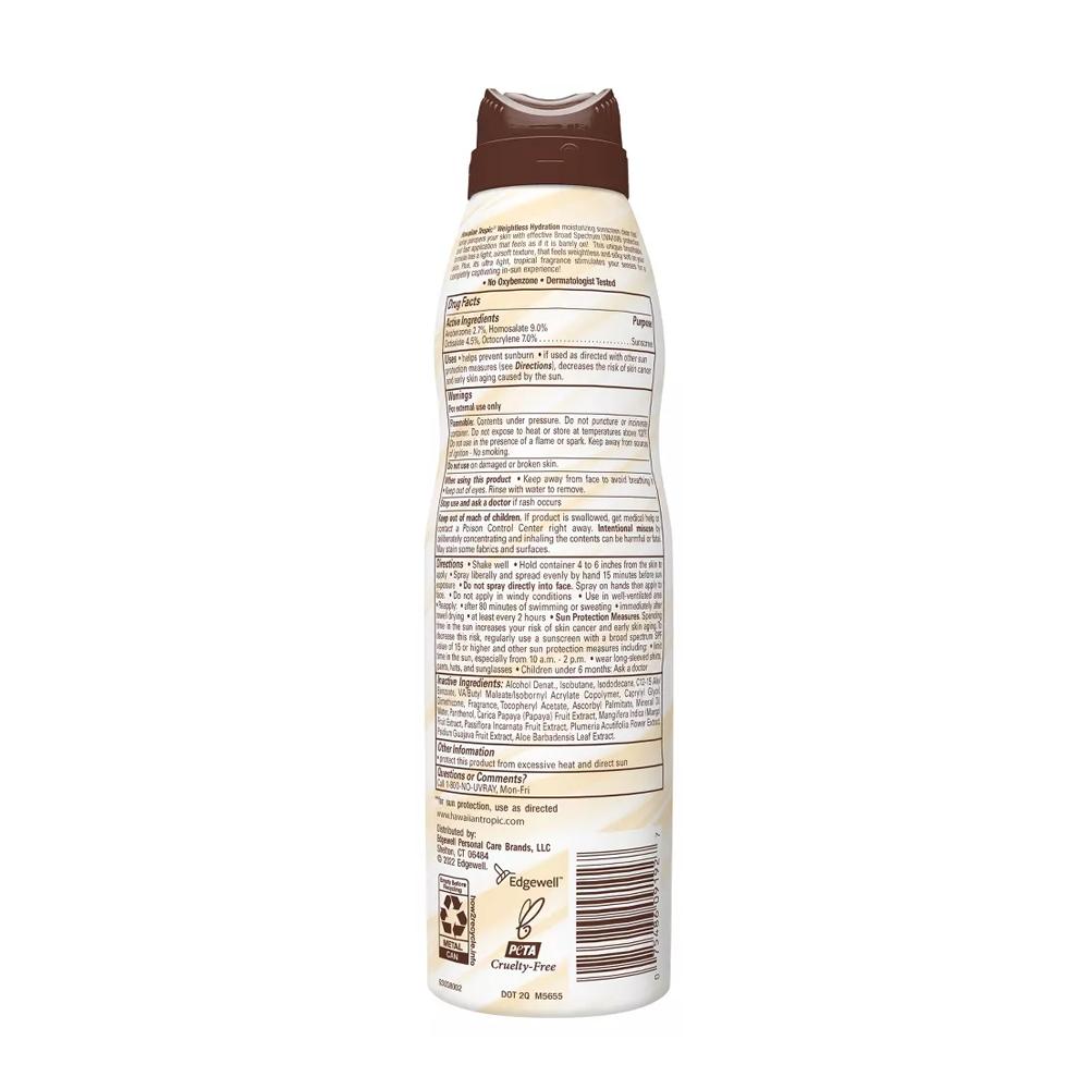 Spray z filtrem przeciwsłonecznym SPF 50 HAWAIIAN TROPIC 170g