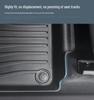 Eco-Friendly TPE Floor Mats for 18-26 Volvo XC60 - Includes Dirt-Resistant Trunk Mat