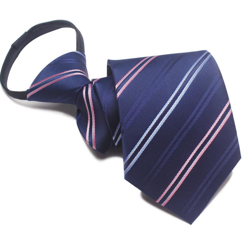 Mens Business Polyester Tie With Arrow Design And Zipper Closure For Office