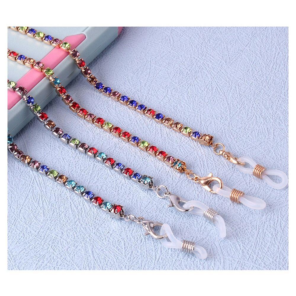 1Pcs Metal Eyeglasses Chain Holder Glasses Hanging Rope for Sunglasses Reading Glasses and Masks