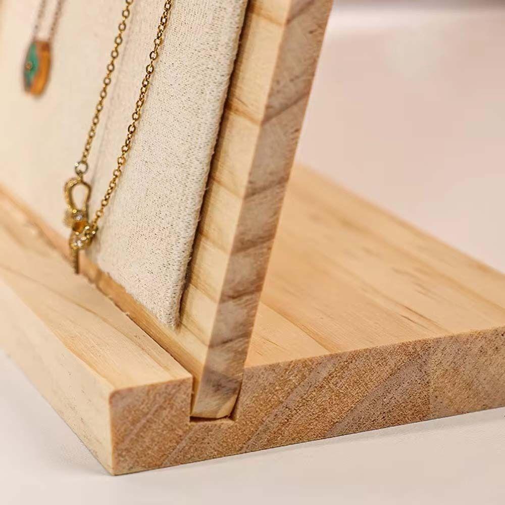 Necklace Holder Pendant Necklace Bracelet Solid Wooden Jewelry Organizers  Shop Decor