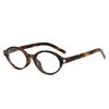 Cycling 1/4pcs Vintage Simple Oval Small Frame Sun Glasses Men Women Street Style Leopard Frame Sunglasses Luxury Brand Eyewear