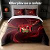 West Bromwich Albion Football Design Set Biancheria da Letto 1 Copripiumino + 2 Federe Morbido Traspirante Biancheria da Letto per la Casa