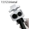 Dental Impression Mixing Gun Fit for 1:1 Impression Mixing Silicone Rubber Dispenser Gun Dispensing Caulking Laboratory Tools