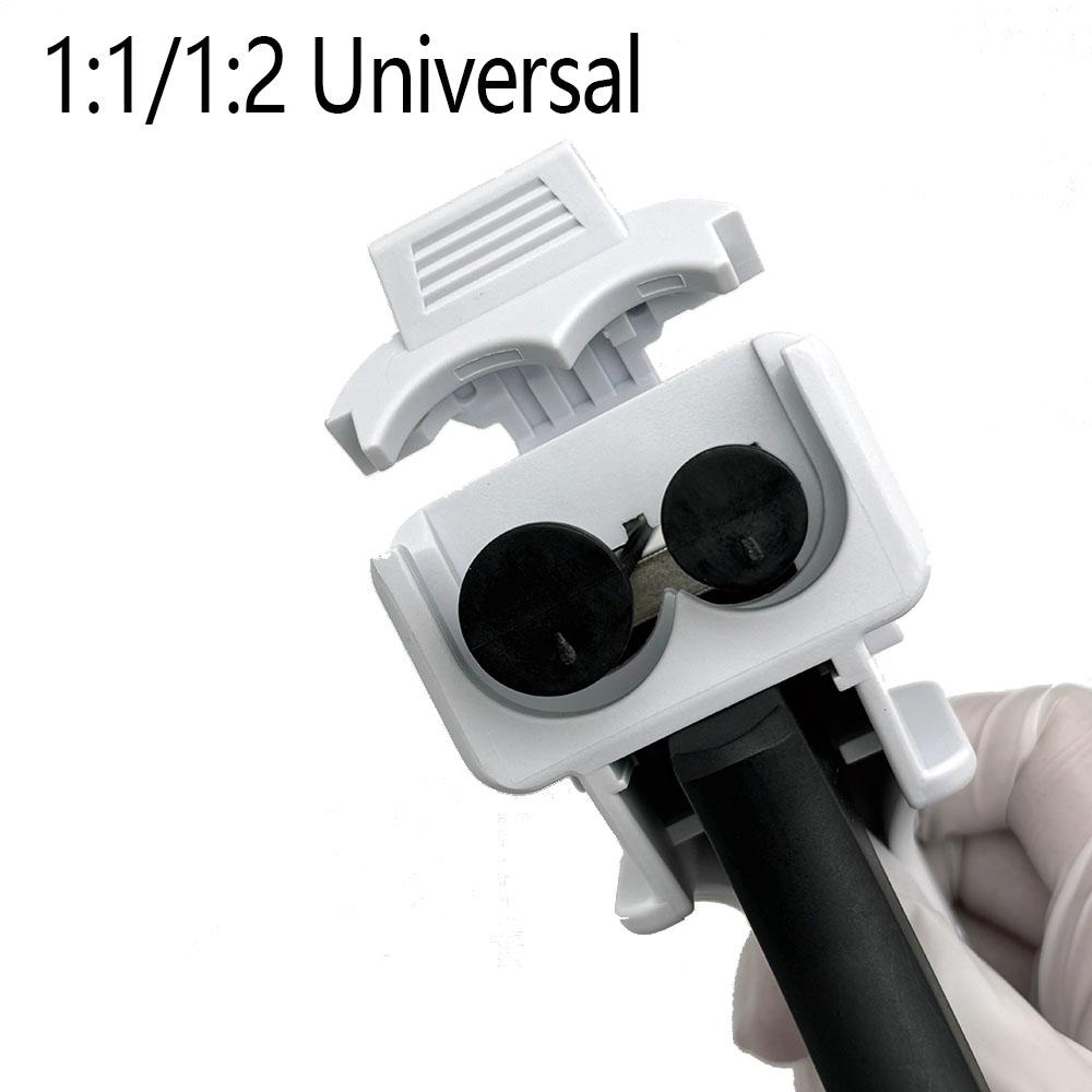 Dental Impression Mixing Gun Fit for 1:1 Impression Mixing Silicone Rubber Dispenser Gun Dispensing Caulking Laboratory Tools