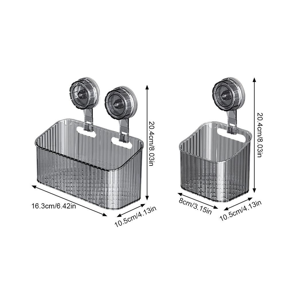 Dusch Saugkorb Regal Licht Gletscher Muster Eine Sekunde Installation Badezimmer Organizer Aufbewahrung Drehbarer Aufbewahrungsbox