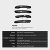For Honda Fit Jazz MK3 GK GH GP 2013~2019 2018 Gloss Black Smart Door Handle Cover Sticker Trim Car Protective Film Accessories