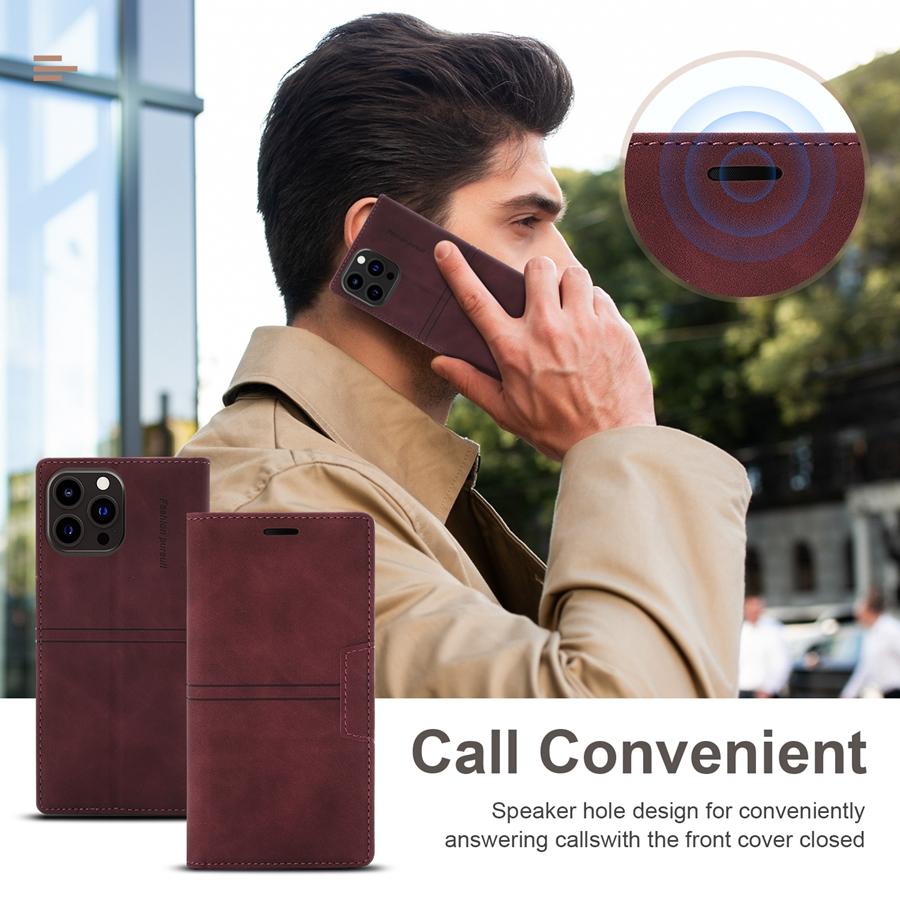 Wallet Anti-fall Magnetic Leather Case For iPhone Samsung Galaxy Xiaomi Redmi Huawei