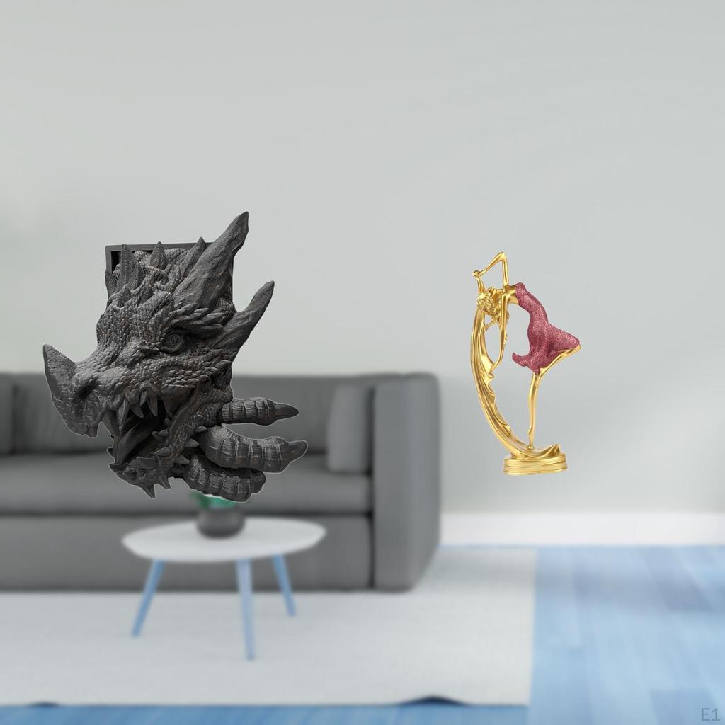 Ballet Bookend Holder Decorative Sculpture for Bookshelf Living Room Cabinet Office Bedroom Resin