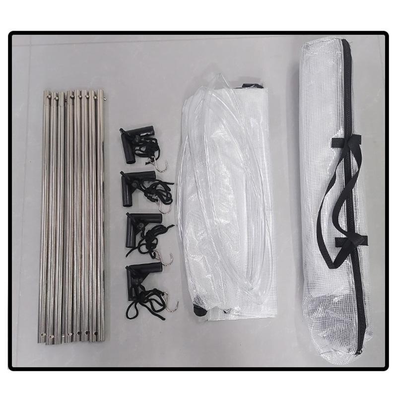 Universal Ceiling AC Cleaning Cover with Water Collection Bag for 3-5 HP Units