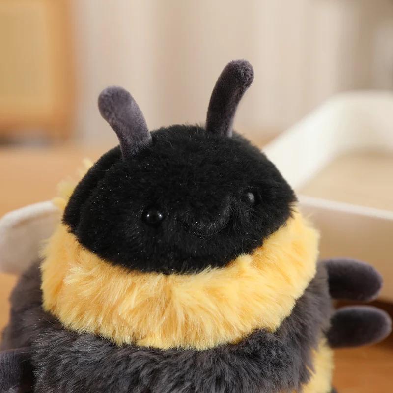 18cm Lindos Adorables Peluches Abeja Albee Dibujos Animados Insectos Muñeco Abeja Relleno Divertido Peluches Suaves para Abrazar Decoración Habitación Infantil Regalo