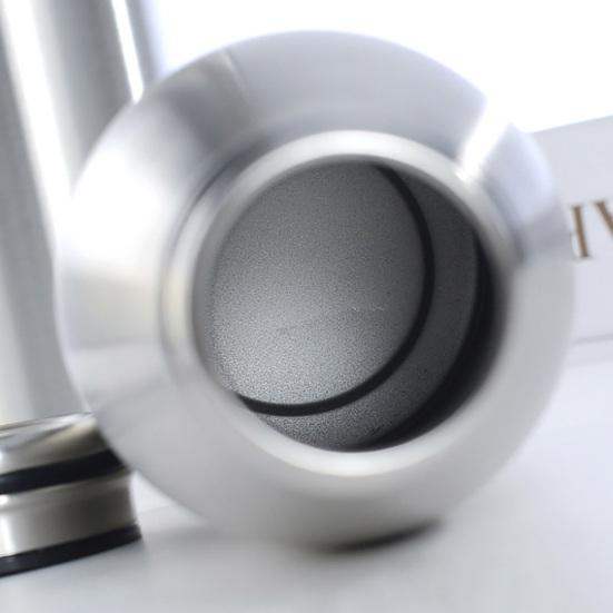 Stainless Steel Water Kettle with Leak-Proof Spiral Lid Food Grade BPA-Free Corrosion Resistant Dishwasher Safe Drink Container Sports Bottle