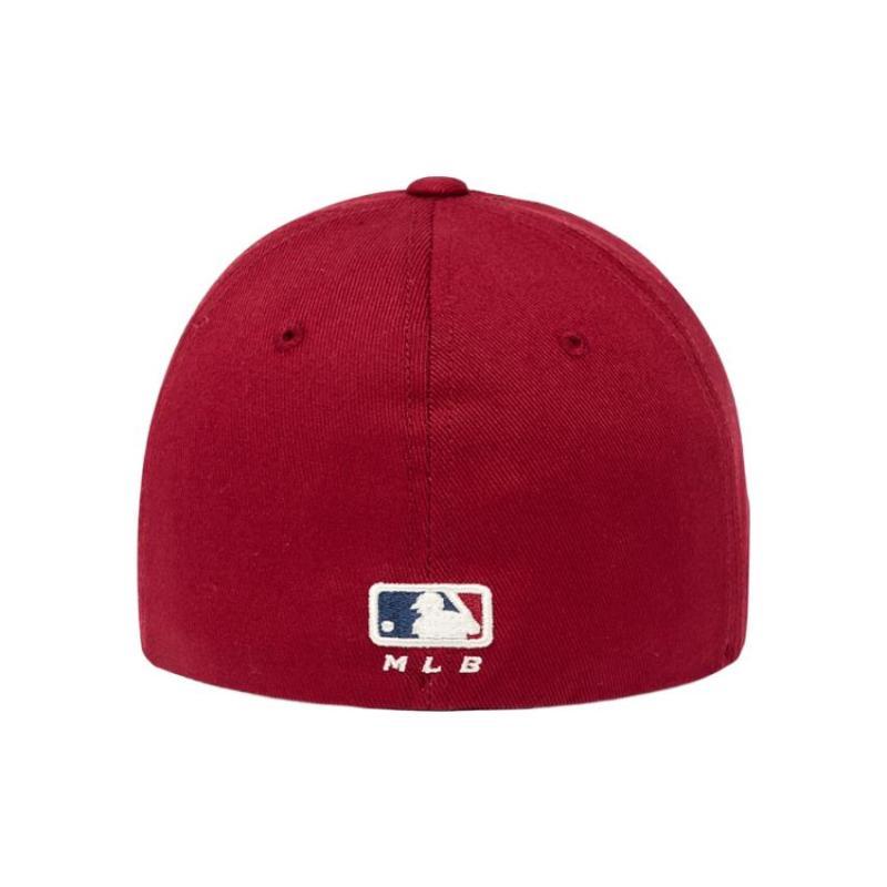 MLB Cotton Baseball Caps Unisex Red Fashion 3ACP0102N-43WIS