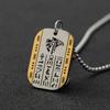 Ancient Egyptian Animal Totem Ankh Cross Pendant Necklace for Men Women Fashion Charm Lucky Riding Jewelry