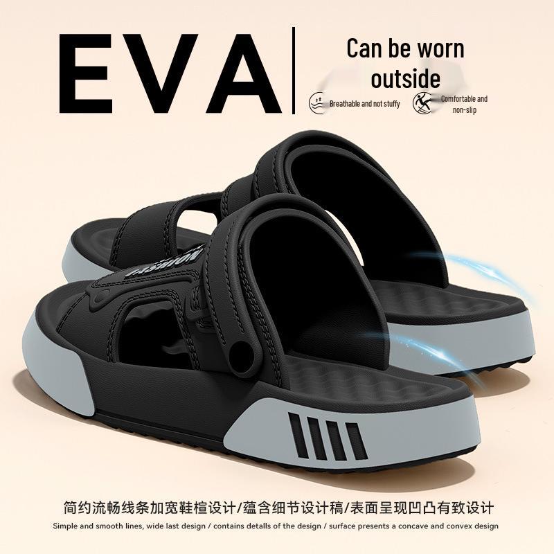 2025 Men's Summer Driving Sandals: Wear-Resistant, Soft Sole, Two-Way, Non-Slip Casual Footwear