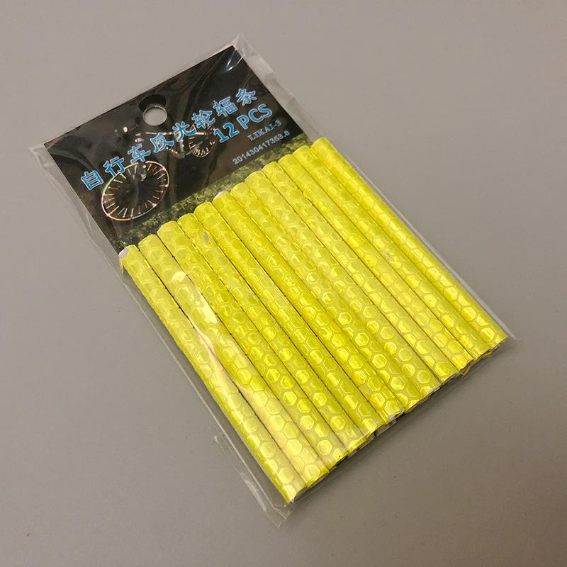 Reflective Bicycle Spoke & Tire Strip for Mountain Bikes - Waterproof and Multi-Purpose Decoration