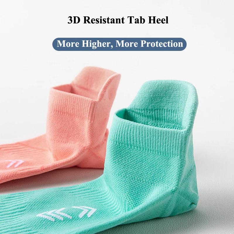 Men Boat Socks Short Sweat-absorbing Non-slip Quickly Dry Sports Marathon Running Women Anti-Friction Ankle Protection Tab Socks