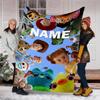 Customizable Toy Story Throw Blanket – Personalized Name, All-Season Cozy Snug Blanket, Machine Washable, Personalized Blanket