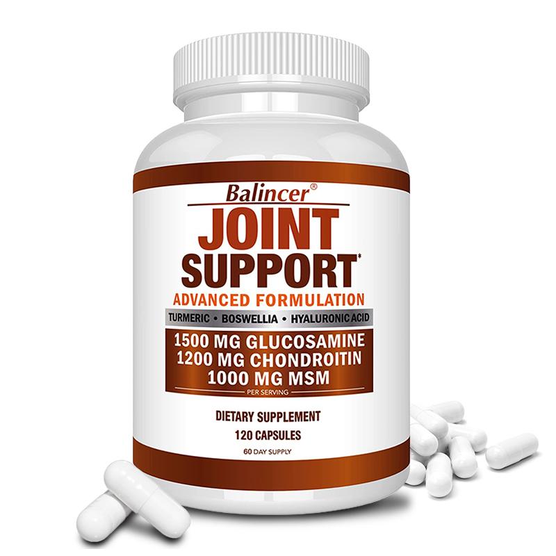 Glucosamine Sulfate Supplement, With Chondroitin Sulfate, Turmeric, 120 Capsules Per Bottle 120 Capsules