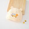Pure Cotton Double Layer Newborn Hat for 0-3 Months, Suitable for Autumn/Winter