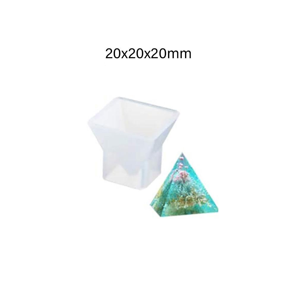 

Silicone world 20-60mm Pyramid Triangle Silicone Mould DIY Resin Decorative Craft Jewelry Making Mold resin molds for jewelry