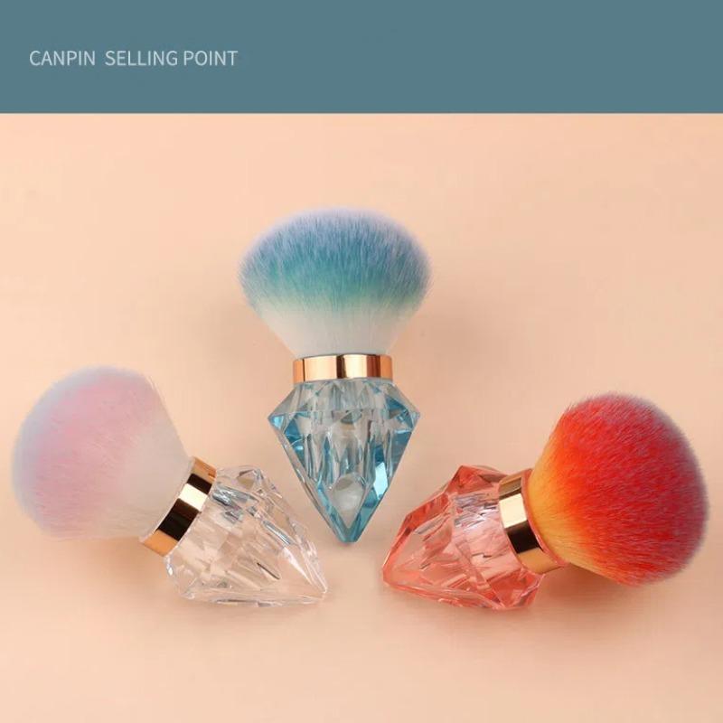 New Fashion Diamond Nail Dust Brush Mushroom Head Large Beauty Tool Powder Brush