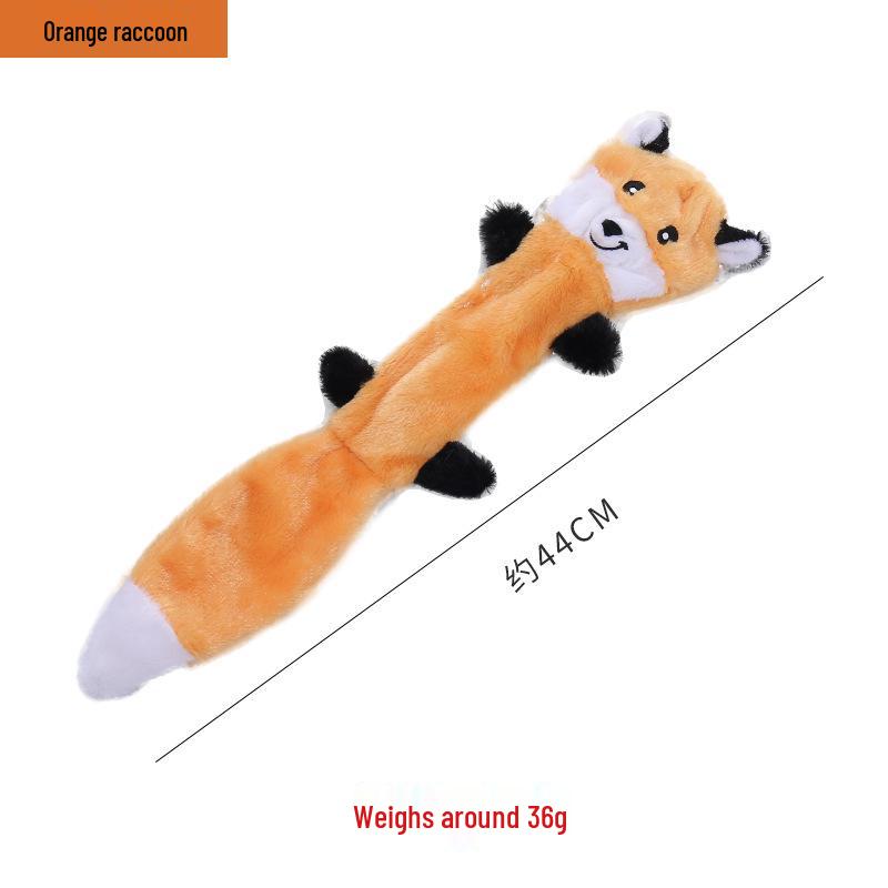 Leather Shell Interactive Chew-Resistant Plush Dog Toy