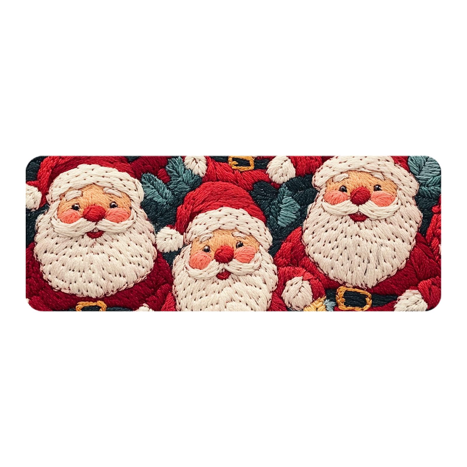 

Christmas Kitchen Anti-slip Mat Carpet Flannel Doormat One Size