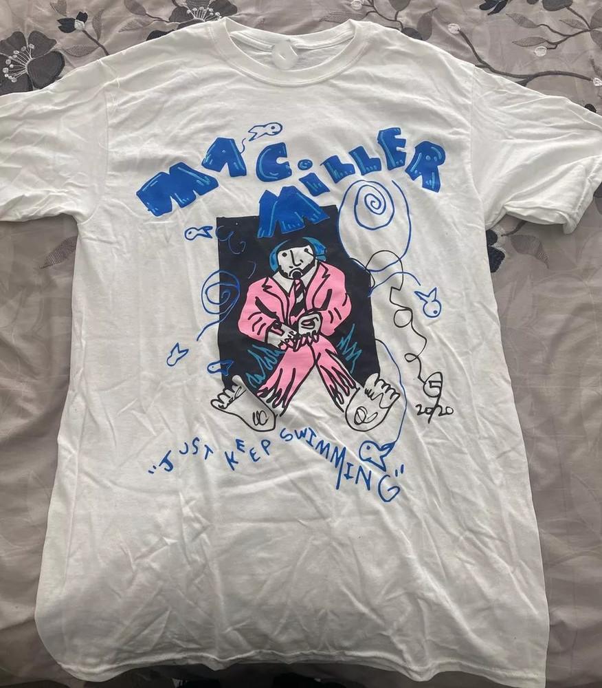 Rare Mac Miller Just Keep Swimming Tshirt For men Women S4XL Unisex T-Shirt XXL