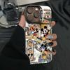 Mickey und Donald Duck kompatible Handyhüllen für iPhone 15 Pro Max, iPhone 16, 17, 14, Europäischer und Amerikanischer Stil, und 13.