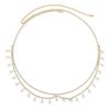 Elegant Two Strand Imitation Pearls Belly Chain With Dangling Fringes For Party And Wedding