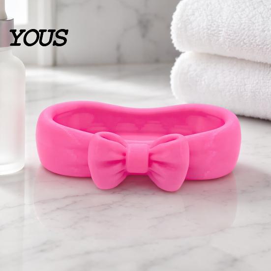 Trinket Storage Tray 3D Printed Bow-Shaped Tray, Elegant Jewelry Organizer & Key Holder for Desk Entryway, Decorative Rings Earrings Cosmetics,