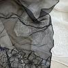 Floral Pattern Hair Wrap Embroidered Women Headscarf Fashion Lace Scarf