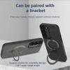 Premium Sheepskin Texture Magnetic Ring Stand Phone Case for Samsung Galaxy S23+,S23 Shockproof Soft Cover