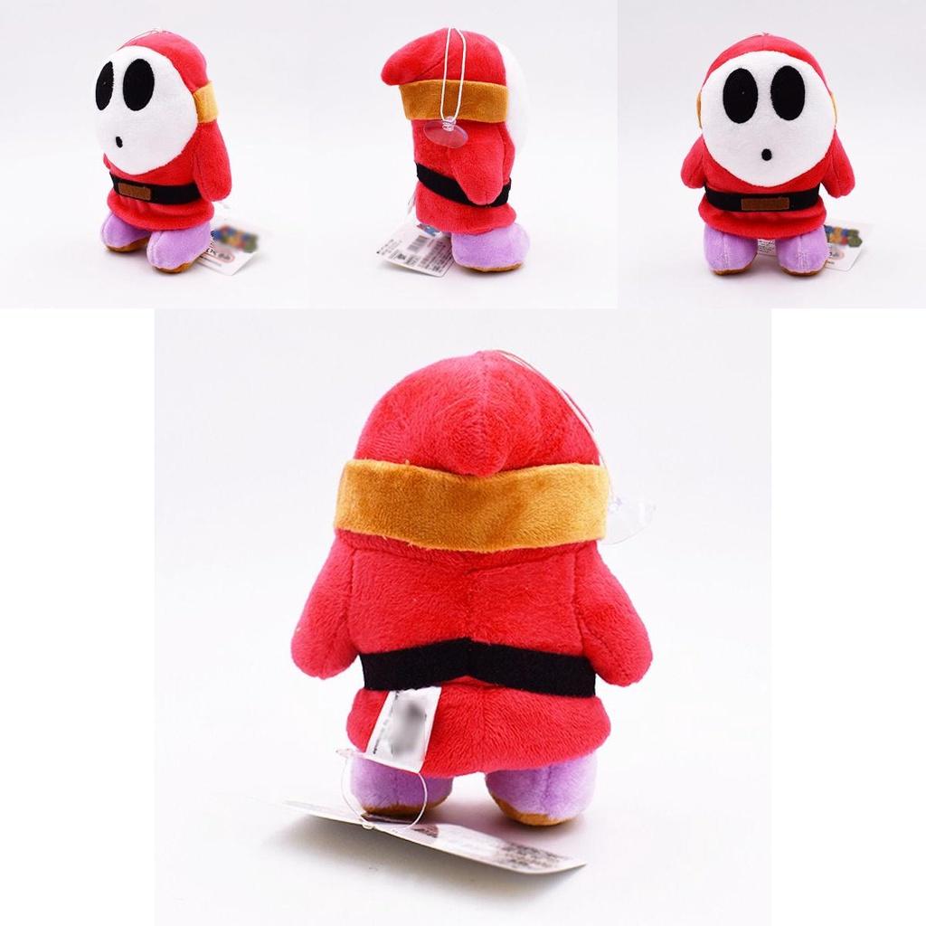 Super Soft Shy Guy Plush Doll Figure From Super Mario Bros 15cm