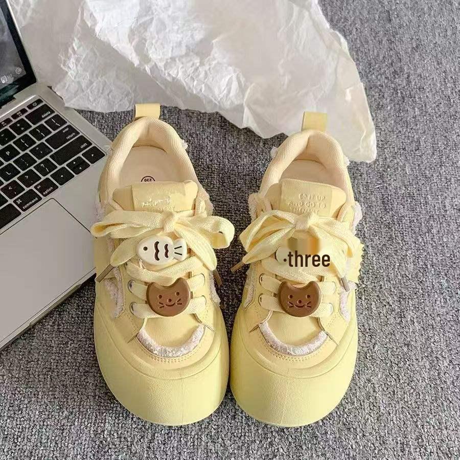 Niche Women's Trendy Thick-Soled Sneakers for Spring/Summer 2025