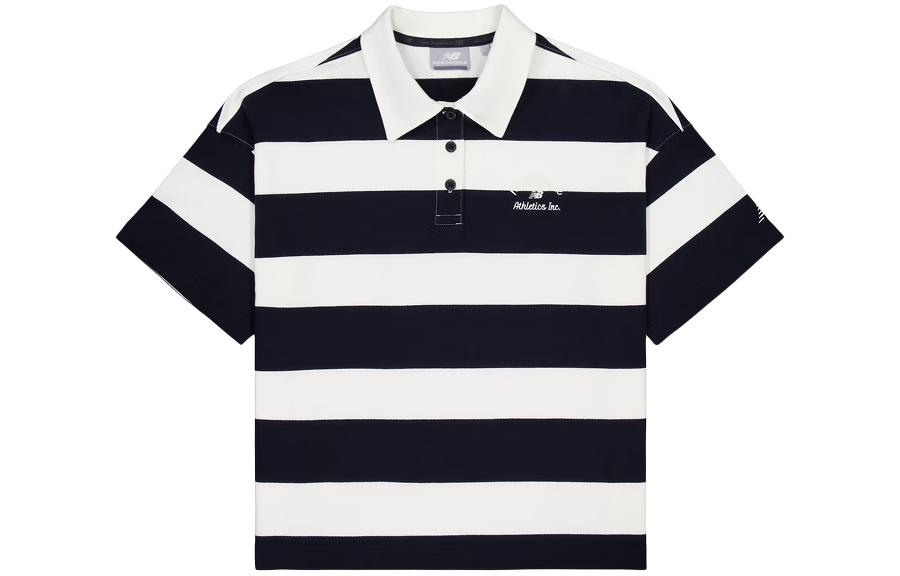 New Balance Polo Shirt Women s Marine Blue NFE22412-MIX S