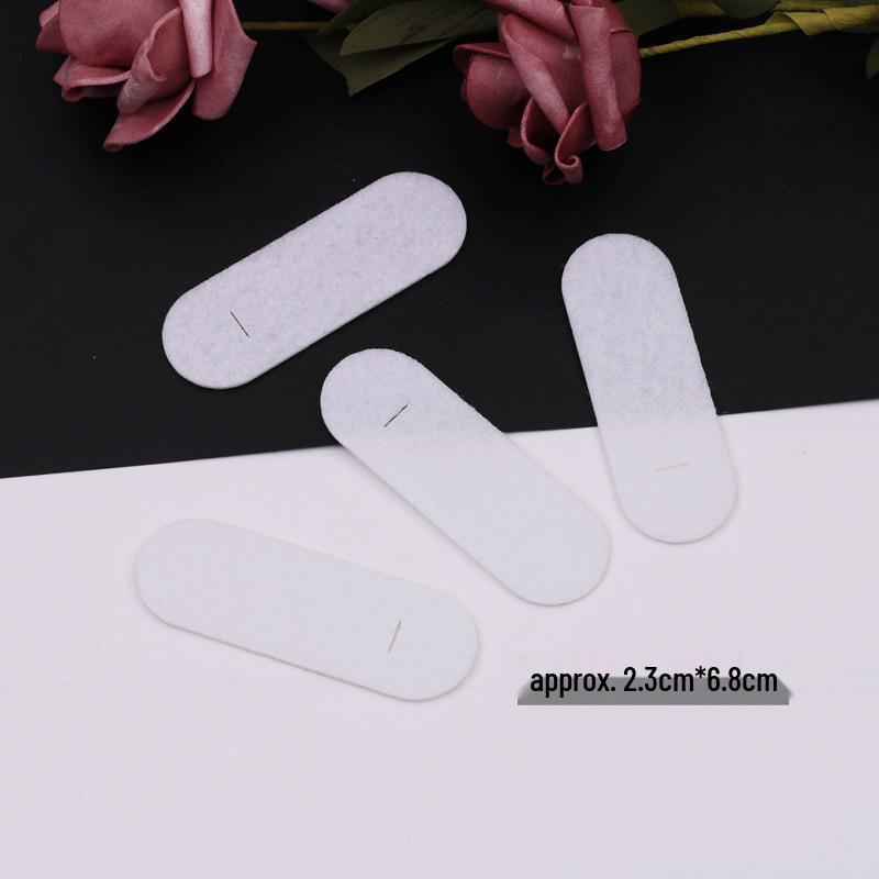 DIY Non-Woven Fabric Jewelry Clips: 5-6cm Square, Teardrop, Oval.